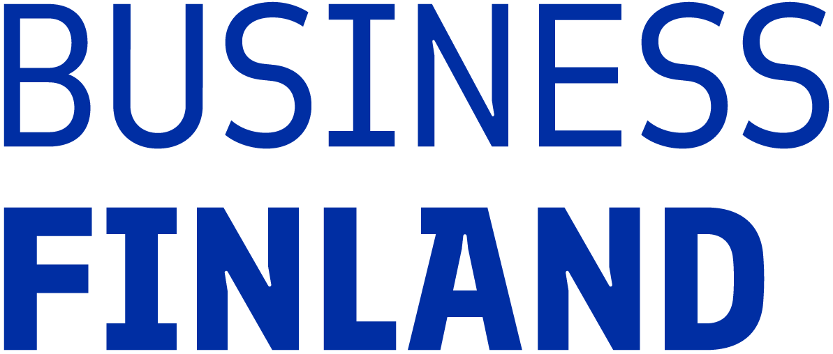 Business Finland logo, Match XR 2023 is created in cooperation with Business Finland.