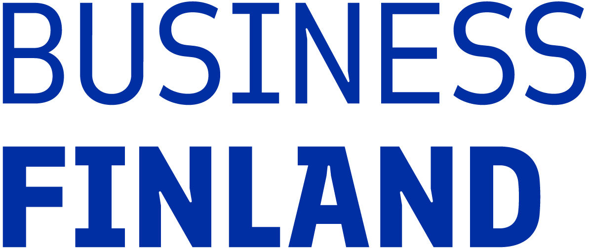 Business Finland logo, Match XR 2023 is created in cooperation with Business Finland.